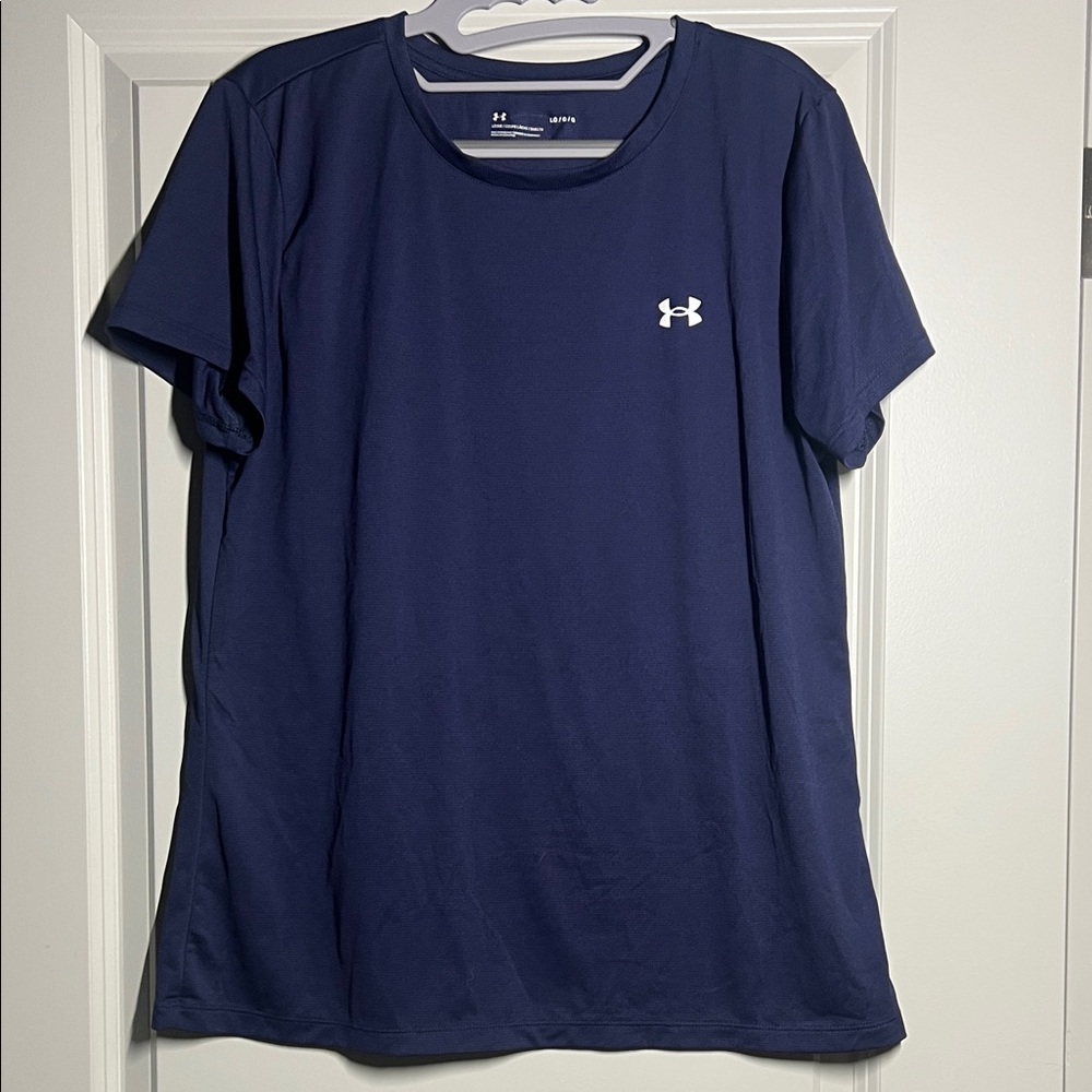 Under Armour Dark Blue Crew Neck Tee